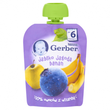 cumpără Gerber piure din mere afine şi banană, 6+ luni, 90 gr în Chișinău 