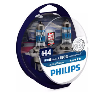 Philips H4 Racingvision +150% 12V 60/55W P43T-38 