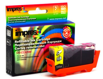 Impreso IMP-DS-CC426M Magenta Refillable Canon iP4840/4940/ MG5140/5240/ 5340/6140/ 6240/8140/ 8240/MX714/ 884/894/ iX6540, w/chip (10ml) (cartus/картридж)