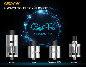 Aspire Quad-Flex 4-in-1 Survival Kit 