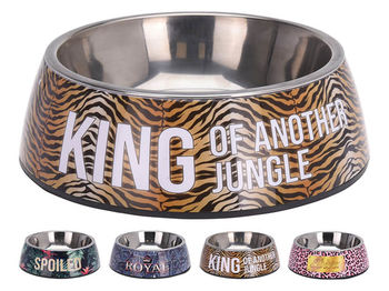 Castron pentru animale "King" 14cm, metal 