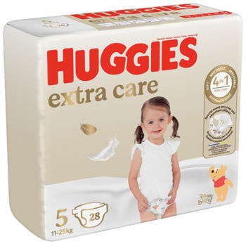 cumpără Scutece Huggies Extra Care Jumbo 5 (11-25 kg), 28 buc în Chișinău 