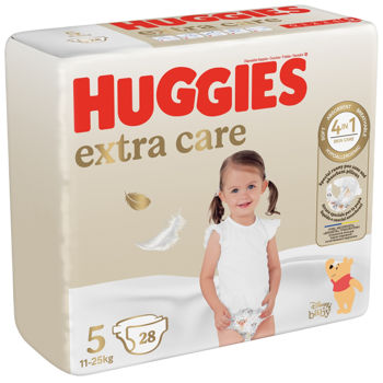 купить Подгузники Huggies Extra Care Jumbo 5 (11-25 kg), 28 шт в Кишинёве 