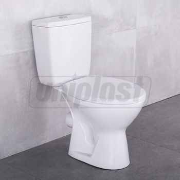 cumpără Compact 3-6 L IVA cu alimentare inferioara / cot WC excentric cu capac (101565)  CERSANIT în Chișinău 