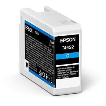 Ink Cartridge Epson T46S2 UltraChrome PRO 10 Ink, Cyan, C13T46S200 