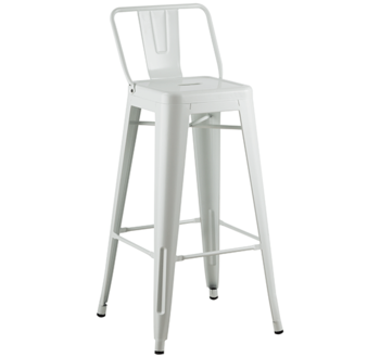 купить Металлический барный стул 490x490x1260 мм, белая в Кишинёве 