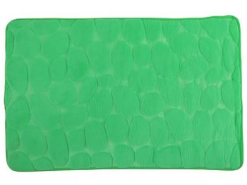 Covoras pentru baie 40X60cm MSV Pebble verde, microfibra 