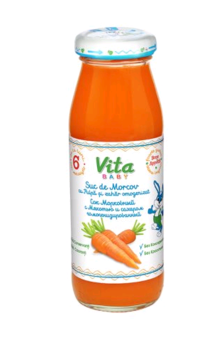 cumpără Vita Baby suc de morcovi de la 6 luni, 175 ml în Chișinău 