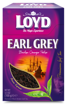 LOYD Leaf Tea Earl Grey, черный чай, 100г 