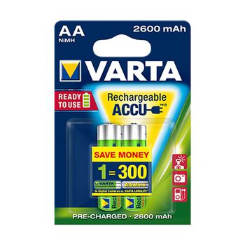 купить Аккумуляторы Varta AA Rechargeable ACCU 2 pcs/blist 2600 mAh NiMH, 05716 101 402 в Кишинёве 