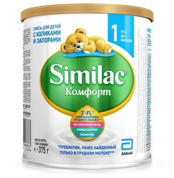 купить Молочная смесь Similac Комфорт 1 с 0 месяцев, 375г в Кишинёве 