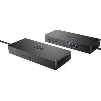 Мобильный адаптер Dell USB Type-C Docking Station WD19s with 130W Adapter (DELL-WD19S130W), 1xHDMI, 2xDisplayPort, 1xRJ-45, 3xUSB 3.1 Gen1, 2xUSB-C 3.1 Gen 2
