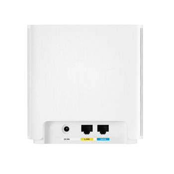 Беспроводной WiFi роутер ASUS ZenWiFi XD6 WiFi System, White, WiFi 6 802.11ax Mesh System, Wireless-AX5400 574 Mbps+4804, Dual Band 2.4GHz/5GHz for up to super-fast 5.4Gbps, WAN:1xRJ45 LAN: 3xRJ45 10/100/1000 (router wireless WiFi/беспроводной WiFi роутер)
