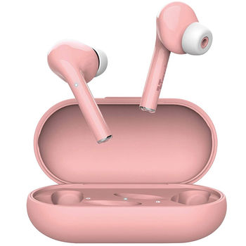 Trust Nika Touch Bluetooth Wireless TWS Earphones - Pink, Up to 6 hours of playtime, Manage all important function with a simple touch