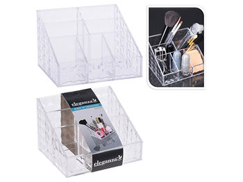 Organizator pentru cosmetica cu 7 sectii 15X12X10cm, plastic 