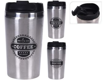 Termo pahar EH 450ml, 20cm "Coffee", inox 