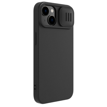 Nillkin Apple iPhone 15 Plus, CamShield Silky Silicone Case, Elegant Black 