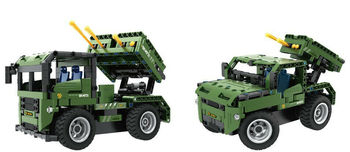 8022, XTech Bricks: 2in1, Armed Off-road Vehicle, R/C 4CH, 370 pcs 