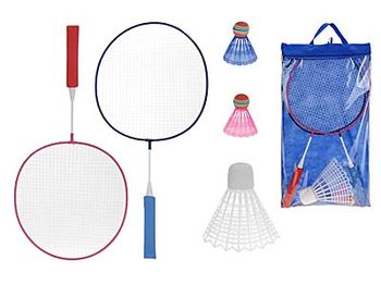 Set palete pentru badminton, 1 fluturas 