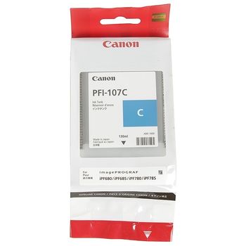 Ink Cartridge Canon PFI-107C, cyan 