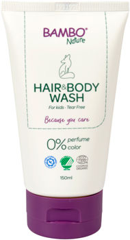 Bambo Nature Șampon pentru copii, fără coloranți și parfum, 150 ml 