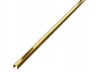 Profil Inox pentru gresie U-10-2440-GOLD-MI 10x240cm 