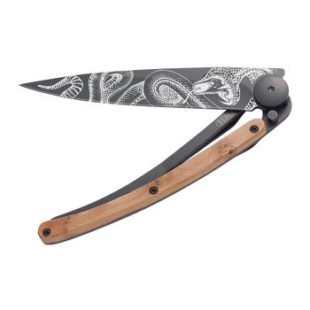 купить Нож Deejo Black 37g, Juniper wood, Snake, 1GB127 в Кишинёве 