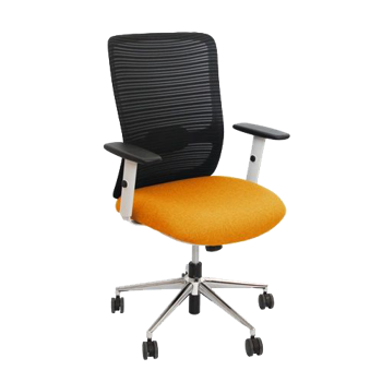 купить Офисный стул 635x555x955 мм, черный c оранжевым в Кишинёве 