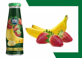 Nectar BBB banane si capsuna 25% 0,25 L 