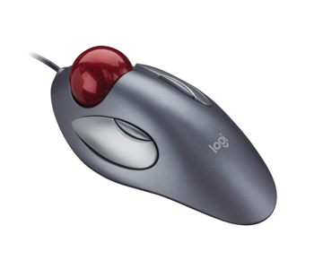 купить Trackball Mouse Logitech TrackMan Marble, Optical, 4 buttons, Ambidextrous, Grey, USB в Кишинёве 