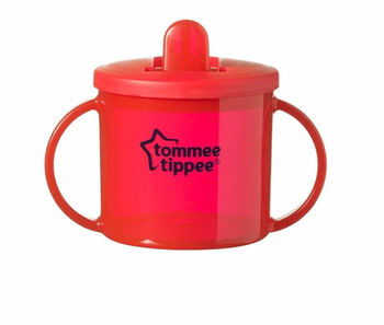 Cană Basics First Cup Tommee Tippee (4+ luni), roșu, 190ml 