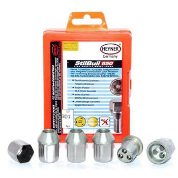 Set de șuruburi cu secret Heyner 856420 bolturi-antifurt StilBull în set - tip AD1