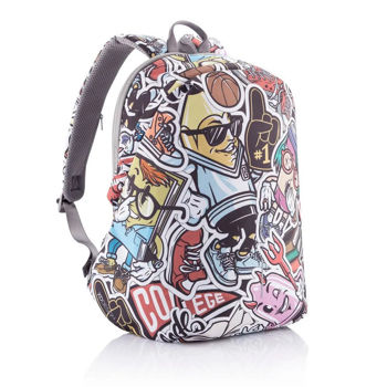 Backpack Bobby Soft Art, anti-theft, P705.867 for Laptop 15.6" & City Bags, Grafitti Blue 