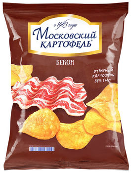 Chips-uri "Moscovskii Kartofeli" Becon 130g 