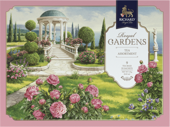 Чай RICHARD "ROYAL GARDENS. TEA ASSORTIMENT" ассорти черного чая в сашетах, 18 г 