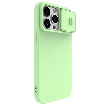 Nillkin Apple iPhone 15 Pro, CamShield Silky Silicone Case, Mint Green 