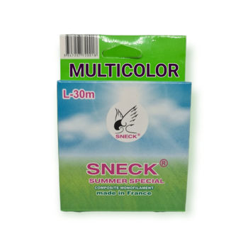 Леска Sneck multicolor 30м лето  0.14 