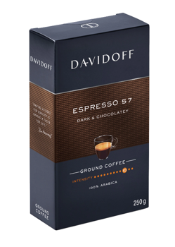 Cafea măcinată Davidoff Espresso 57, 250 gr 