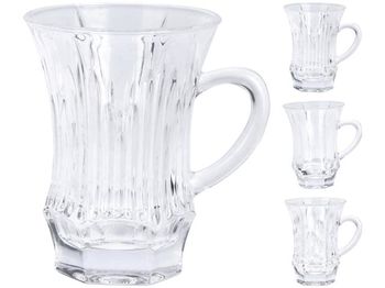 Pahar din cristal Parma cu maner 150ml, 10cm 