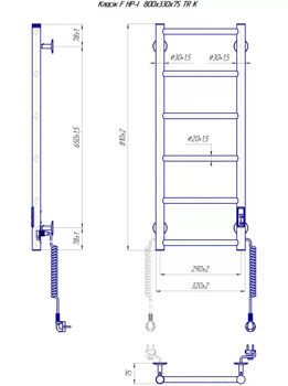 Классик F HP-I 800x330/75 TR K таймер-регулятор 