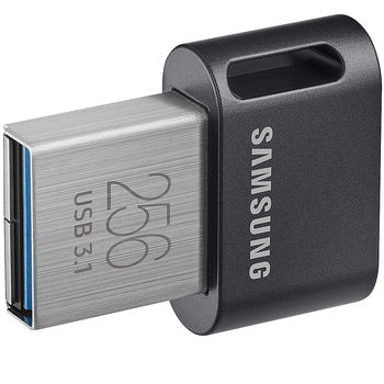 256GB USB Flash Drive Samsung FIT Plus MUF-256AB/APC, Read 400MB/s, Black, USB 3.1, waterproof, shock-proof, temperature-proof, magnet-proof, and X-ray-proof (memorie portabila Flash USB/внешний накопитель флеш память USB)