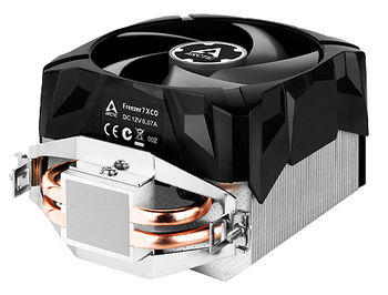 Cooler Arctic Freezer 7 X CO, Socket AMD AM4, AM3, FM2, FM1, Intel 1200, 1150, 1151, 1155, 1156, 775 up to 125W, FAN 92mm, 300-2200rpm PWM, Noise 0.3 Sone, 53 CFM, Double Ball Bearing