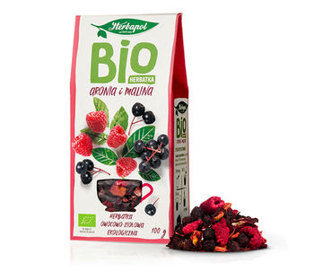 Ceai de fructe Bio Herbapol Chokeberry and Raspberry, 100g 