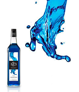 Sirop 1883dePR Blue Curacao 1L 