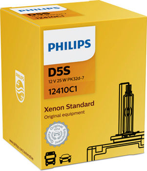 D5S  PHILIPS 12V 25W PK32d-7 Xenon 