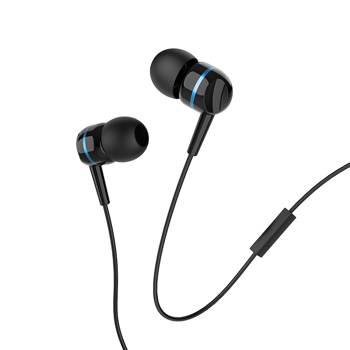 Hoco Set (On-Ear Headphones + Earphones) 3.5mm W24, Blue 