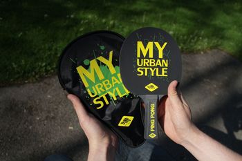 Ракетка для наст. тенниса + чехол + 3 мяча Donic My Urban Style 788485 (4332) 