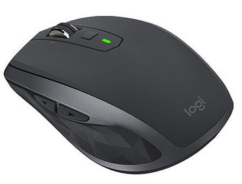 Logitech MX Anywhere 2S Graphite Wireless Mobile Mouse, Multi-computer workflow, Bluetooth Smart, USB Unifying Receiver, 910-006211 (mouse fara fir/беспроводная мышь)