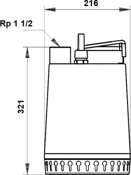 Дренажный насос Grundfos Unilift AP12.40.04.A1 