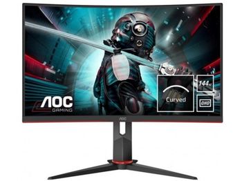 купить 27.0" AOC VA LED C27G2ZU/BK Curved Black (0.5ms, 3000:1, 300cd, 1920x1080, 178°/178°, Refresh Rate 240Hz, 1800R, AMD FreeSync Premium, sRGB 120, HDMI2.0x2, DisplayPort, Audio Line-out, Heigh Adjustment, Speaker 2 x 2W, USB Hub: 4 x USB3.2, VESA) в Кишинёве 